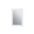 TechnoSet Ορθογώνιος Καθρέπτης Μπάνιου από Μέταλλο 50x70cm Λευκός