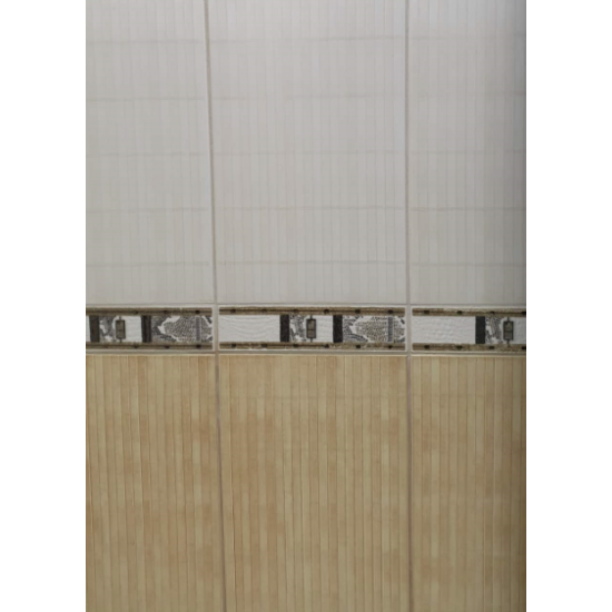 Πλακάκια μπάνιου μπεζ 25x40