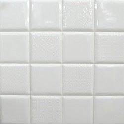 Πλακάκια Λευκά με σχέδια 35x35